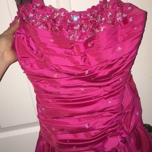 Madeline Gardner Hot Pink Homecoming Dress